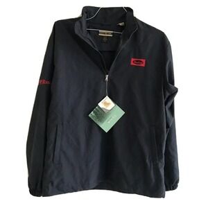North End | Teflon Micro Plus Mens Size S Navy Blue Jacket Half Zip Long Sleeves